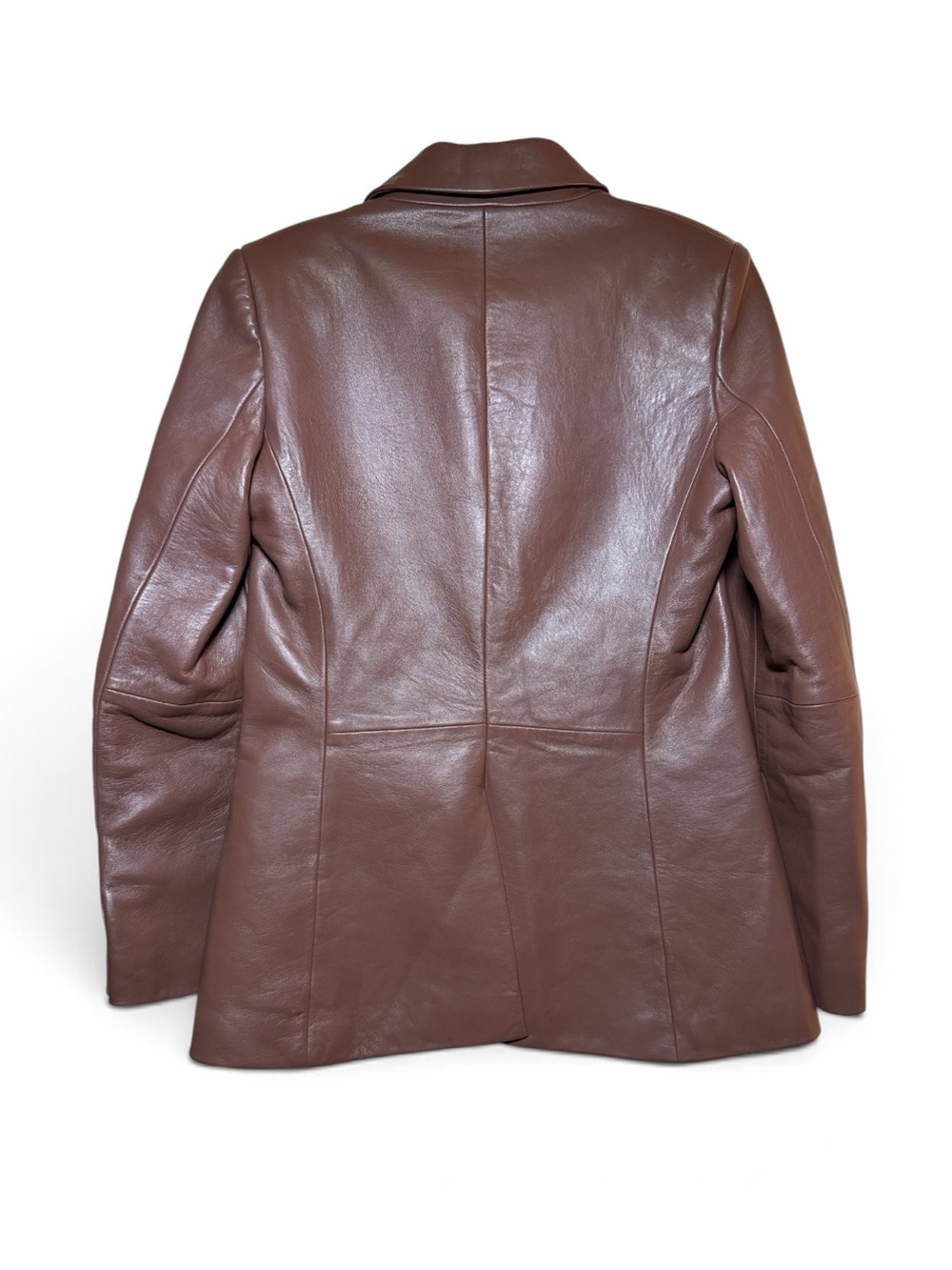 Rag & bone Brown Archer Leather Blazer Jacket NWT - Picture 7 of 10